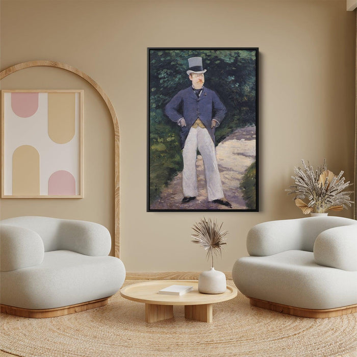 Portrait of Monsieur Brun by Edouard Manet - Canvas Artwork