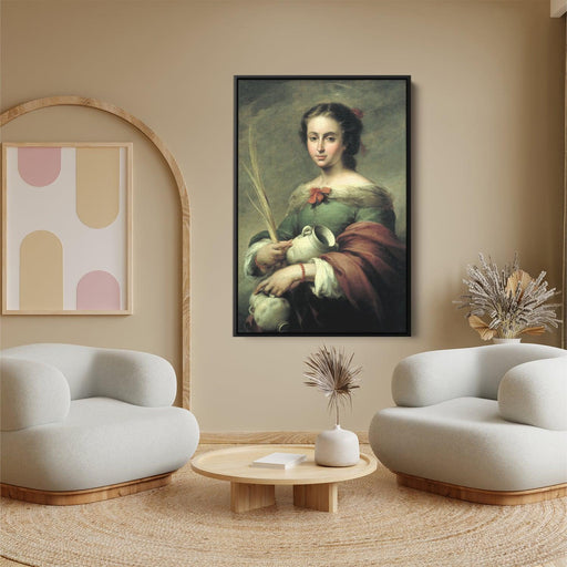 Santa Rufina by Bartolome Esteban Murillo - Canvas Artwork