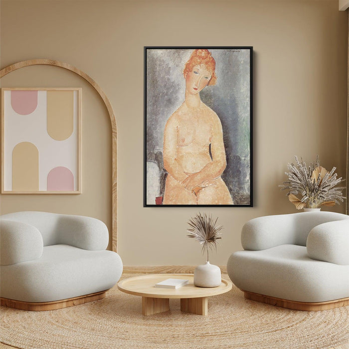 Seated nude by Amedeo Modigliani - Canvas Artwork