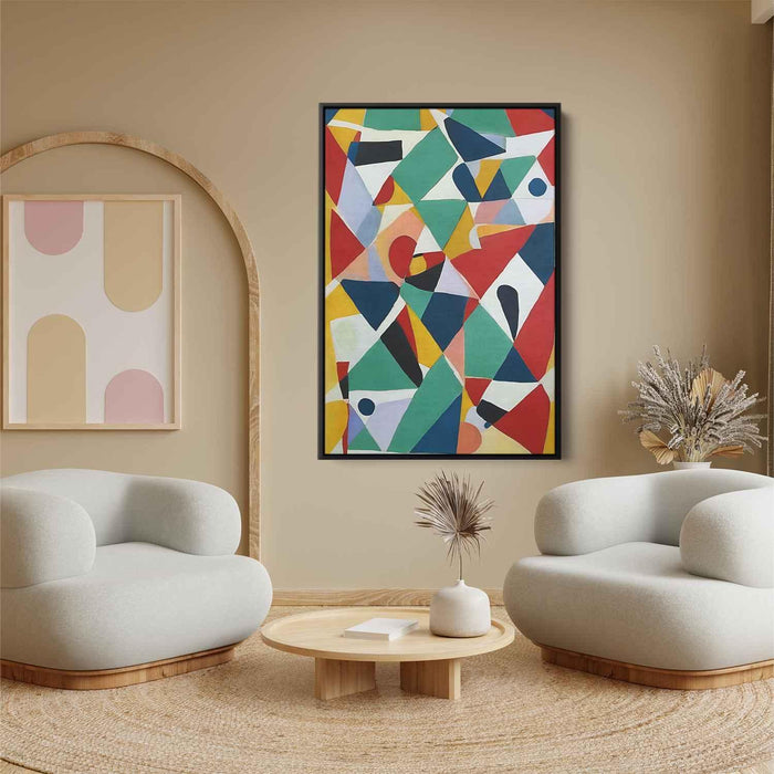 Tan Geometric Shapes #219 - Kanvah