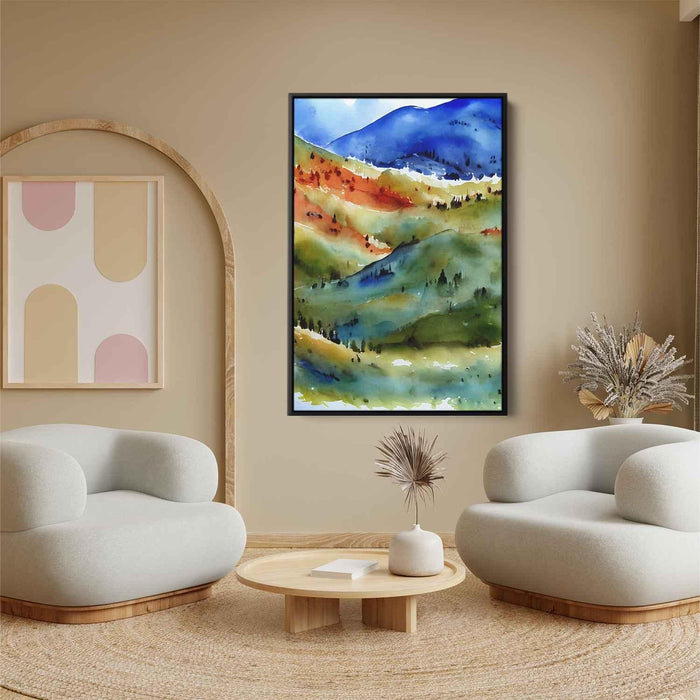 Watercolor Mountain #235 - Kanvah