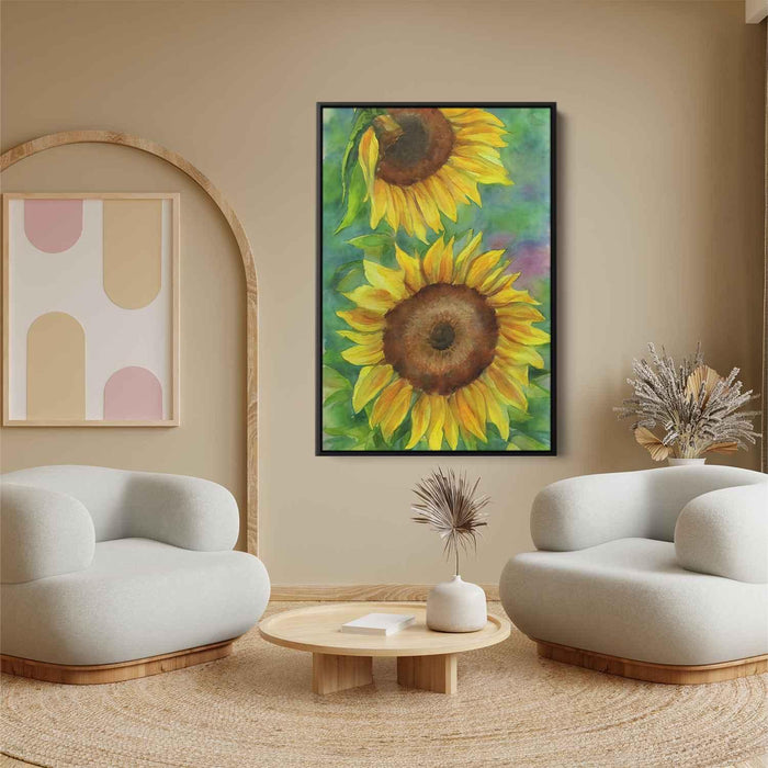 Watercolor Sunflower #228 - Kanvah