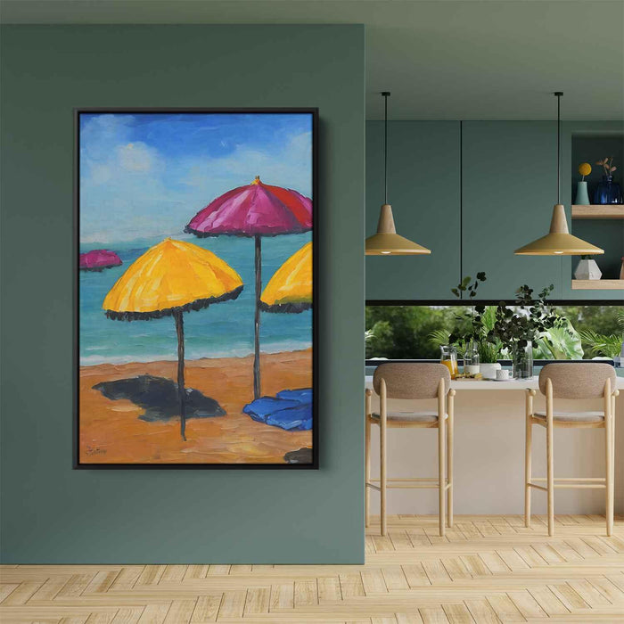 Abstract Beach Umbrellas #208 - Kanvah