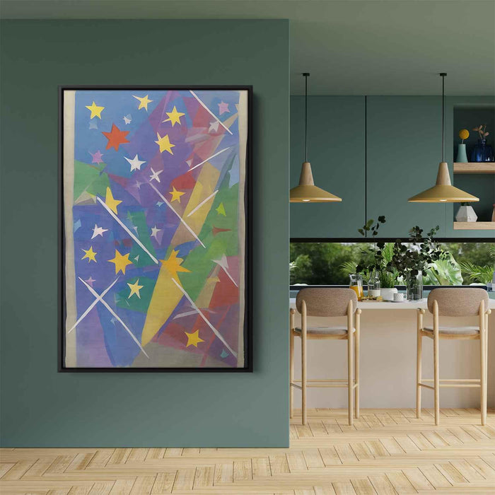 Pastel Bauhaus Stars #204 - Kanvah