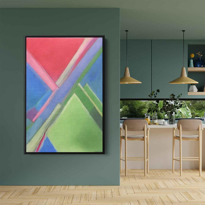 Pastel Bauhaus Triangles #225 - Kanvah