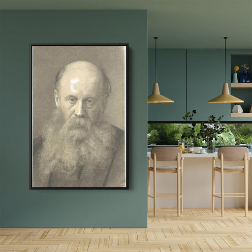 Portrait of a man with beard by Gustav Klimt - Canvas Artwork