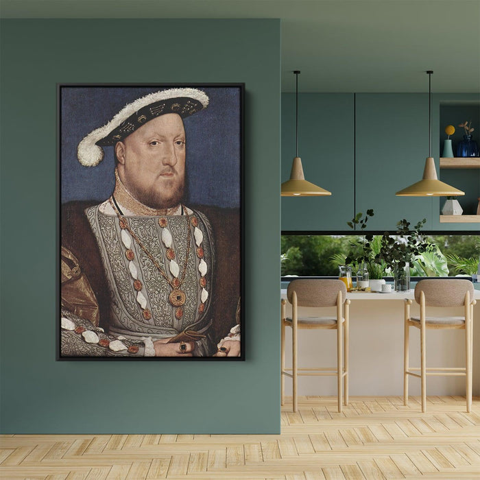 Portrait of Henry VIII, King of England by Hans Holbein the Younger - Canvas Artwork