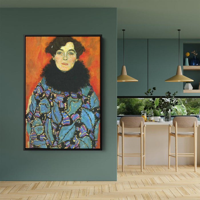 Portrait of Johanna Staude by Gustav Klimt - Canvas Artwork