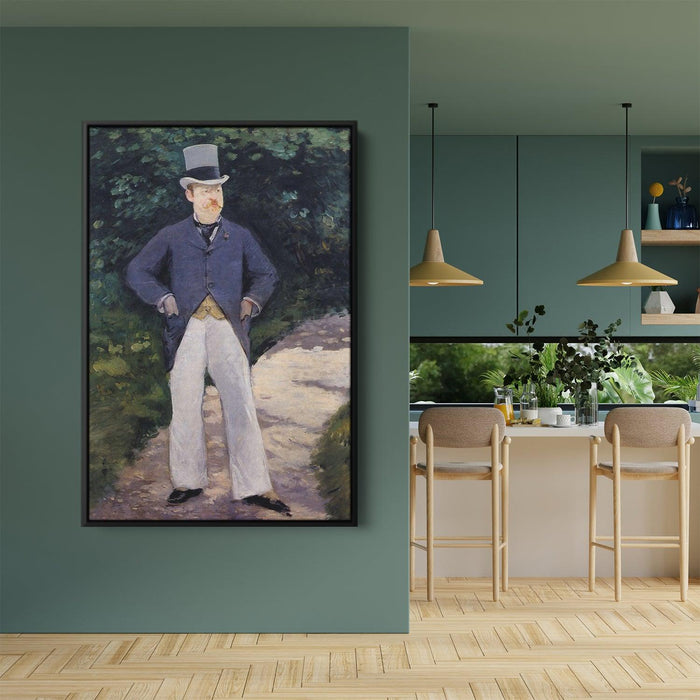 Portrait of Monsieur Brun by Edouard Manet - Canvas Artwork
