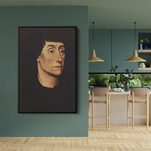 Portrait of Pierre de Beffremont by Rogier van der Weyden - Canvas Artwork