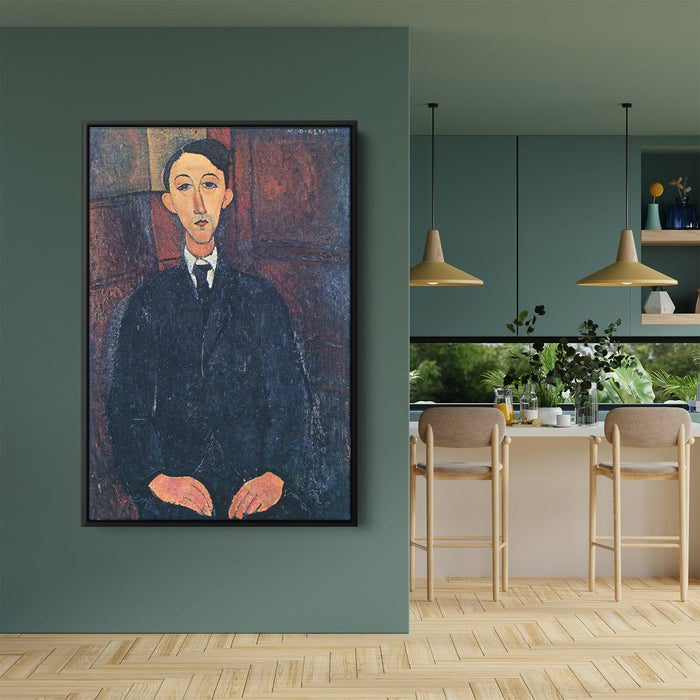 Portrait of the painter Manuel Humbert by Amedeo Modigliani - Canvas Artwork