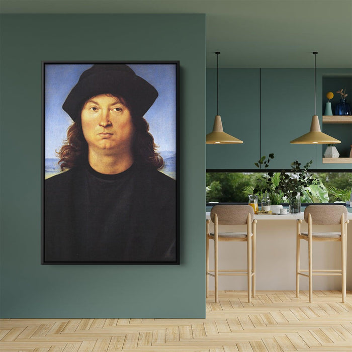 Portrait of a Man by Raphael - Canvas Artwork