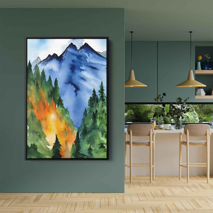 Watercolor Mountain #224 - Kanvah