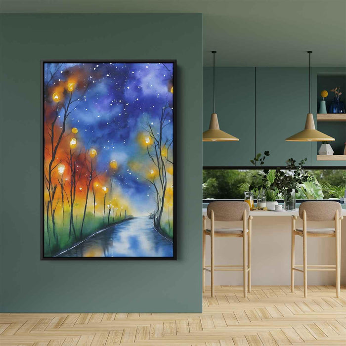 Watercolor Night #219 - Kanvah