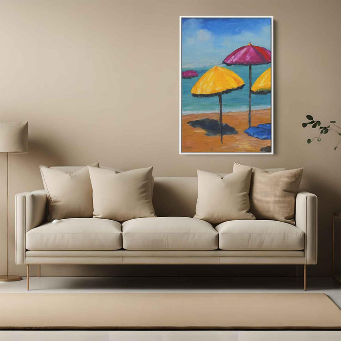 Abstract Beach Umbrellas #208 - Kanvah