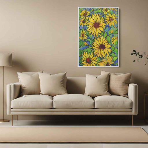 Line Art Sunflower #208 - Kanvah