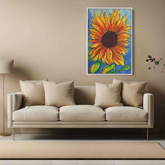 Line Art Sunflower #215 - Kanvah