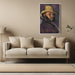 Man in a Straw Hat by Paul Cezanne - Canvas Artwork