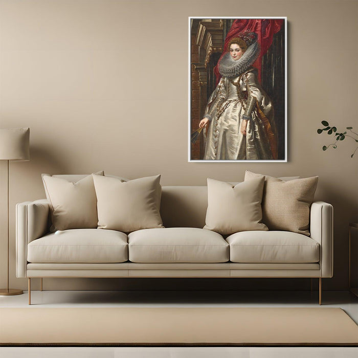 Portrait of Marchesa Brigida Spinola Doria by Peter Paul Rubens - Canvas Artwork