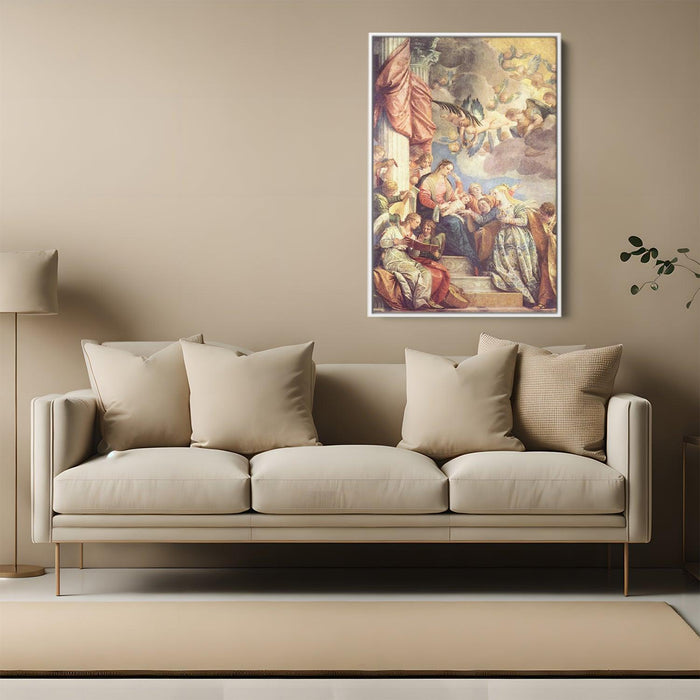 Mystic Marriage of St Catherine by Paolo Veronese - Canvas Artwork