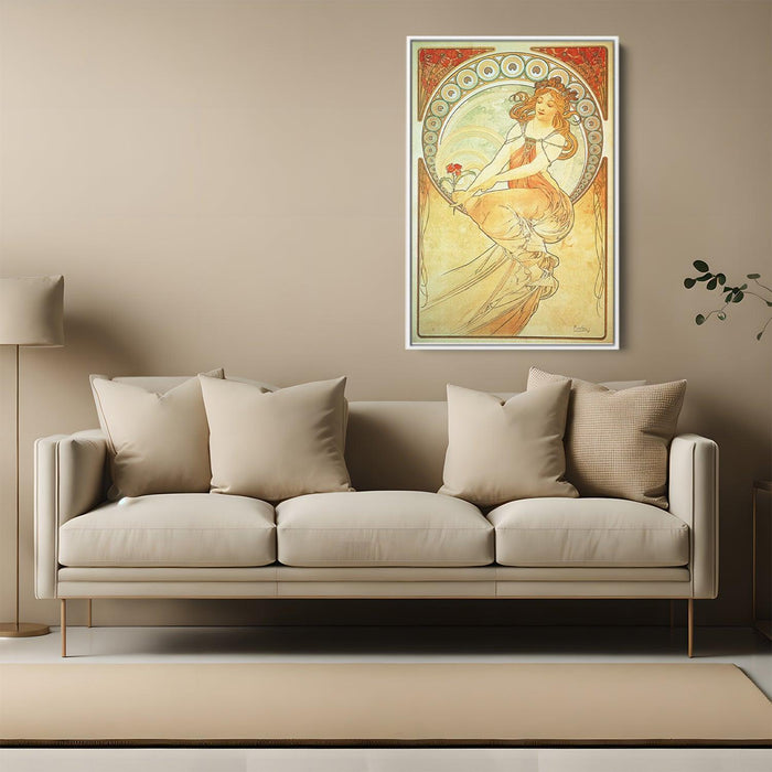 Painting by Alphonse Mucha - Canvas Artwork