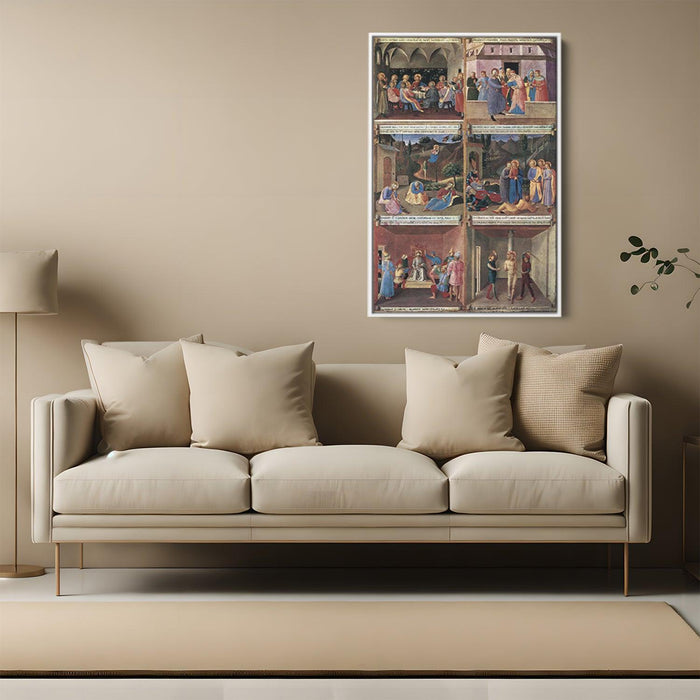Paintings for the Armadio degli Argenti by Fra Angelico - Canvas Artwork