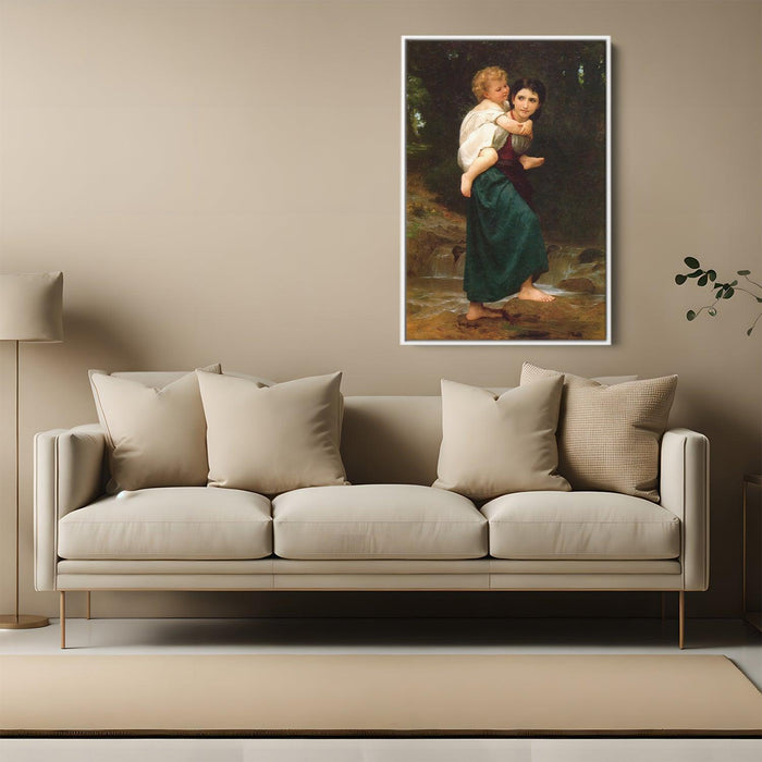 Passage gue by William-Adolphe Bouguereau - Canvas Artwork