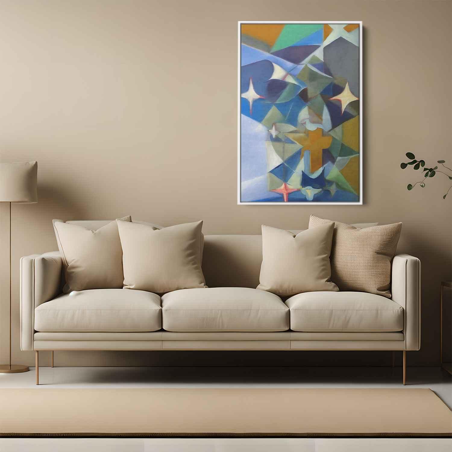 Stellar Geometry: A Celestial Voyage in Cubism — Kanvah