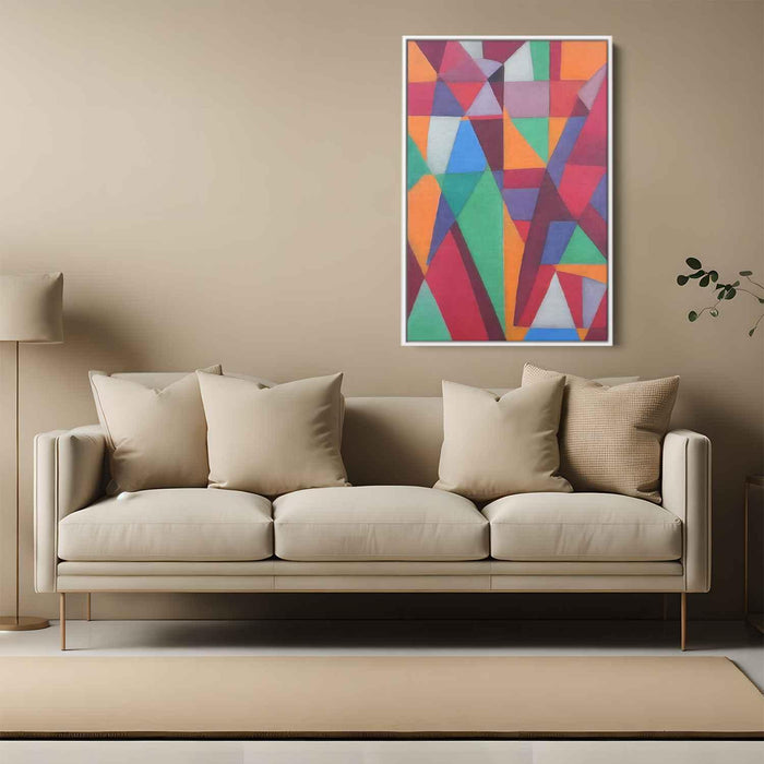 Pastel Bauhaus Triangles #228 - Kanvah