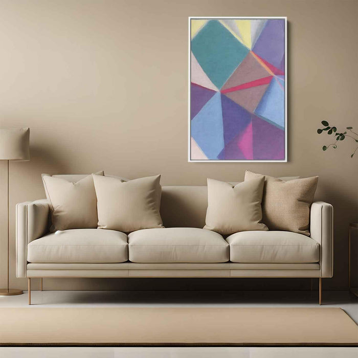 Pastel Bauhaus Triangles #235 - Kanvah