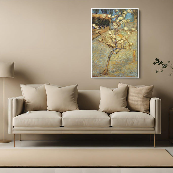 Pear Tree in Blossom by Vincent van Gogh - Canvas Artwork