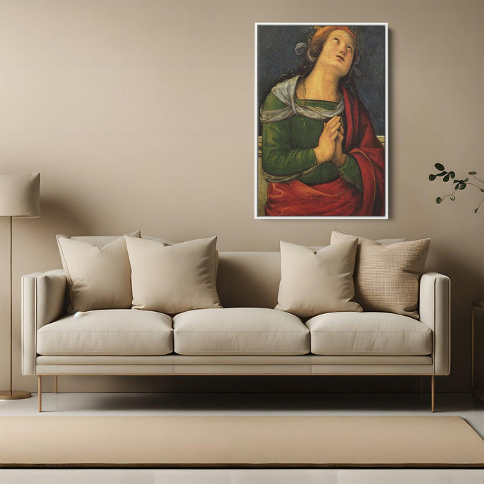 Polyptych of St. Peter (Santa Flavia) by Pietro Perugino - Canvas Artwork