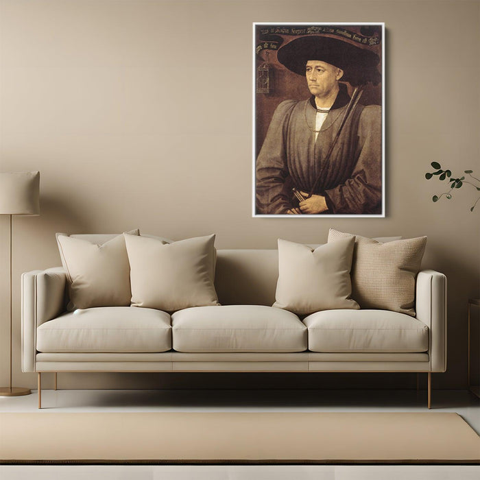 Portrait of a Man by Rogier van der Weyden - Canvas Artwork