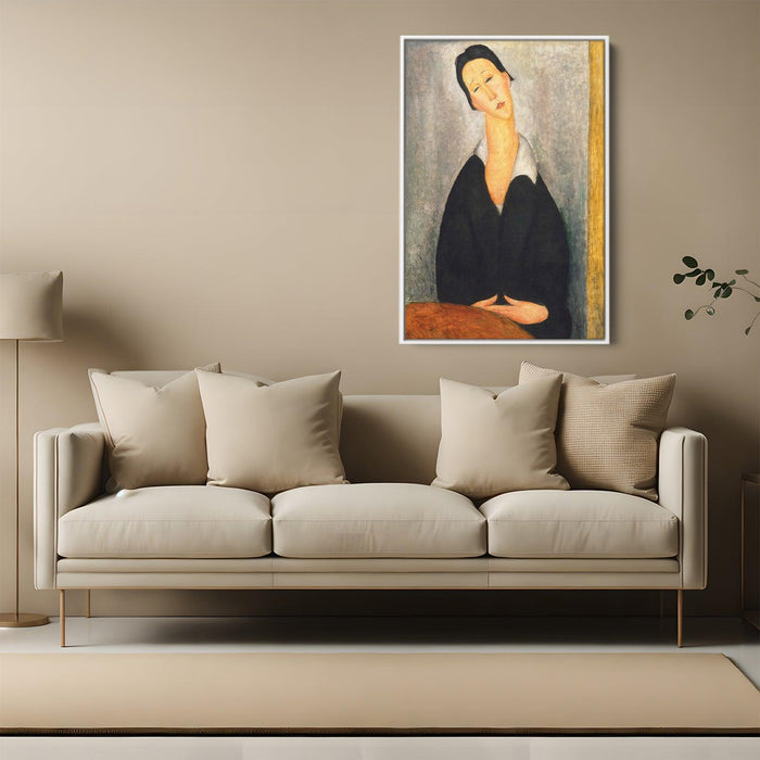 Portrait of a Polish Woman by Amedeo Modigliani - Canvas Artwork