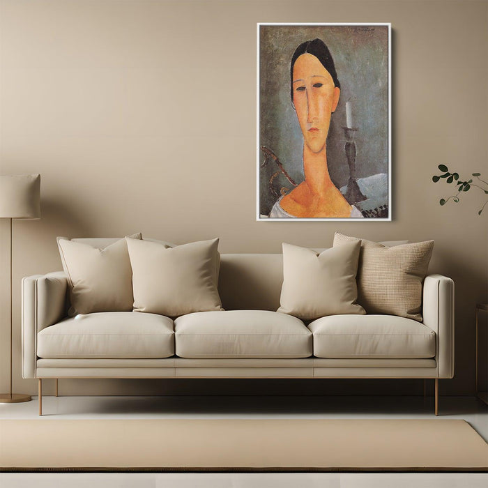 Portrait of Anna Zborowska by Amedeo Modigliani - Canvas Artwork