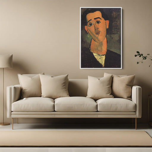 Portrait of Juan Gris by Amedeo Modigliani - Canvas Artwork