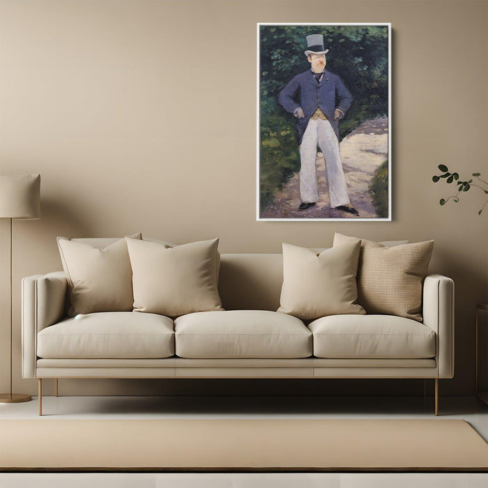Portrait of Monsieur Brun by Edouard Manet - Canvas Artwork