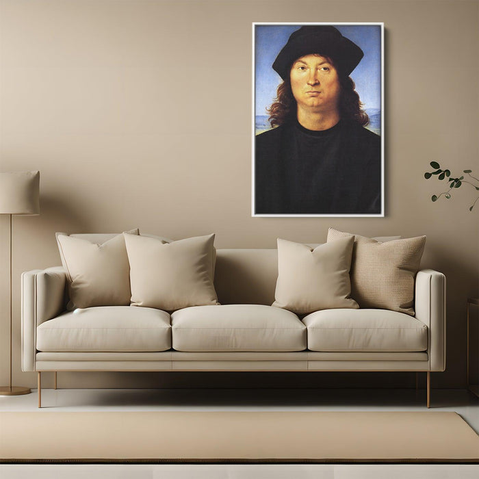 Portrait of a Man by Raphael - Canvas Artwork