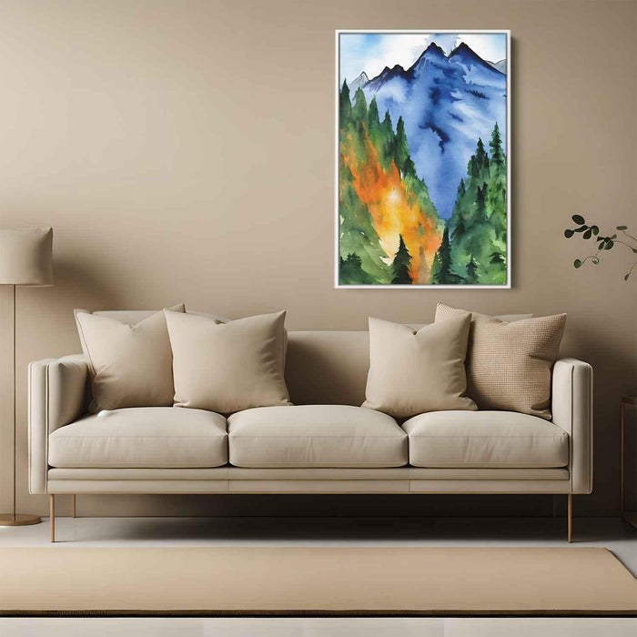 Watercolor Mountain #224 - Kanvah