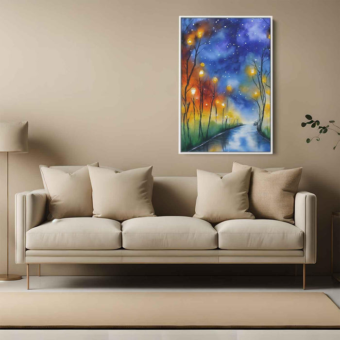 Watercolor Night #219 - Kanvah