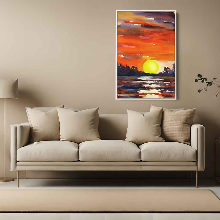 Watercolor Sunset #206 - Kanvah