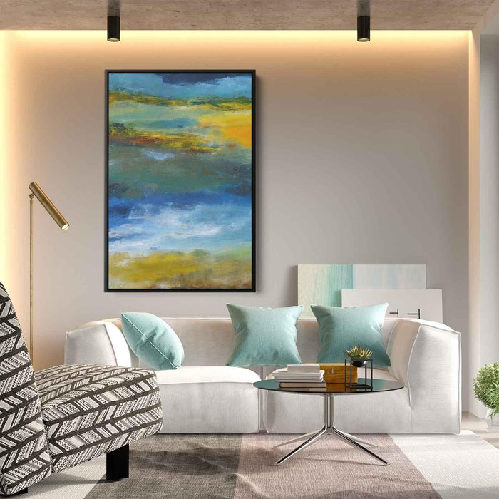 Blue Abstract Landscape #216 - Kanvah