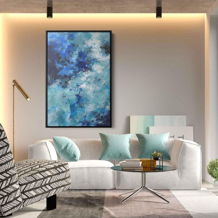 Blue Abstract Ocean #206 - Kanvah