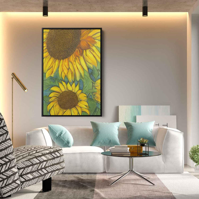 Line Art Sunflower #228 - Kanvah