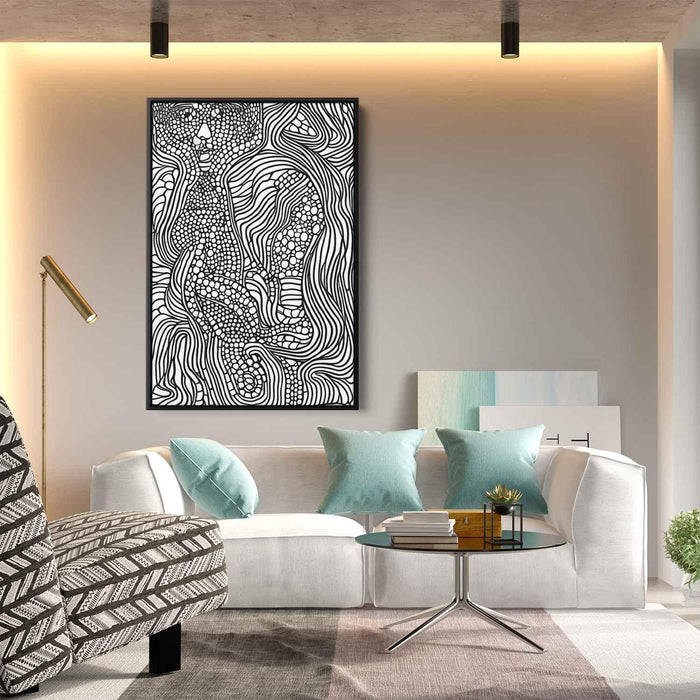 Line Art Water #206 - Kanvah