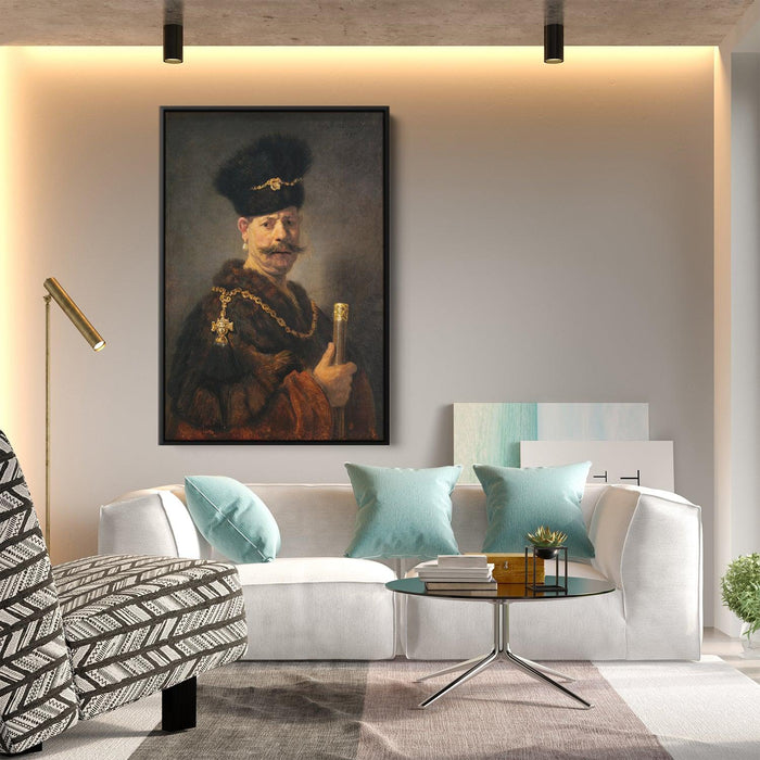 Polish Nobleman by Rembrandt - Canvas Artwork