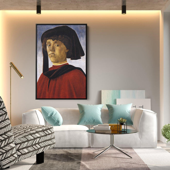 Portrait of a Young Man by Sandro Botticelli - Canvas Artwork