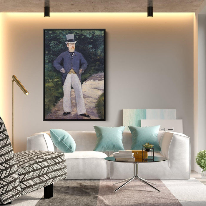 Portrait of Monsieur Brun by Edouard Manet - Canvas Artwork