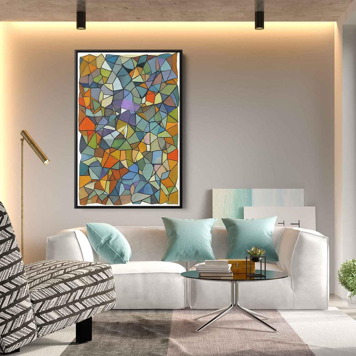 Tan Geometric Shapes #217 - Kanvah