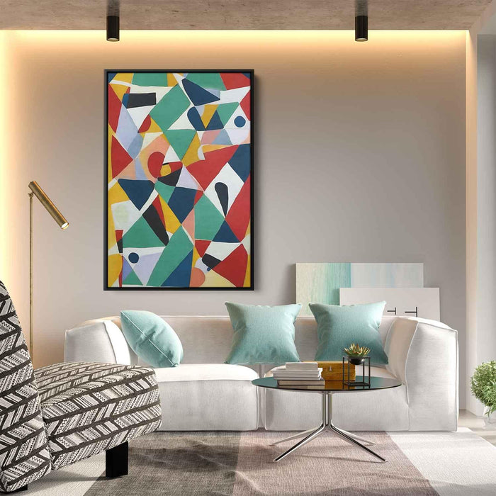 Tan Geometric Shapes #219 - Kanvah